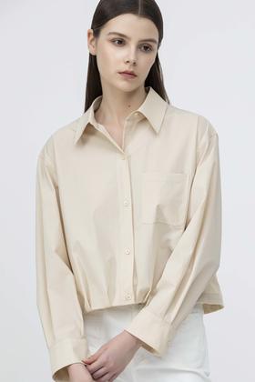 CARA BLUE休闲时尚百搭翻领衬衫