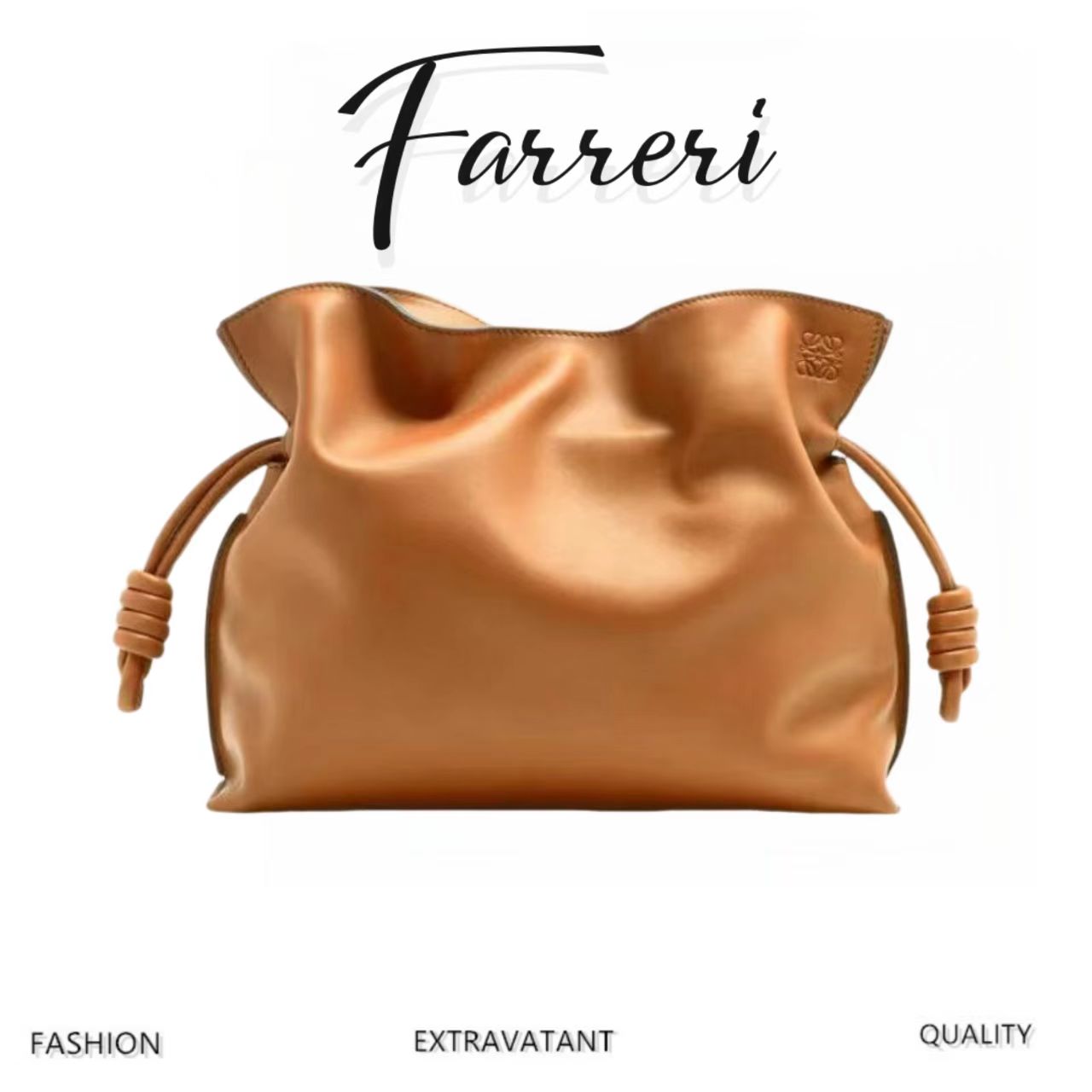 罗*威  Flamenco clutch 福袋包  手提包 斜挎包