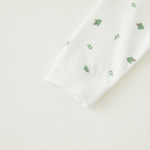 怡比绿绿小树长袖开襟哈衣HY24AUN020白绿色调（59#-80#） 商品图7