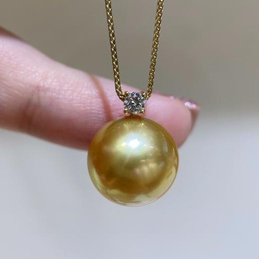 12-13mm钻石菲律宾金珠吊坠 商品图4