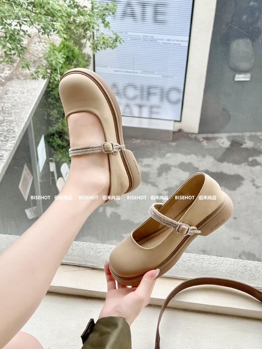 新品女士玛丽珍带钻软底舒适单鞋919B43500（W） 商品图6