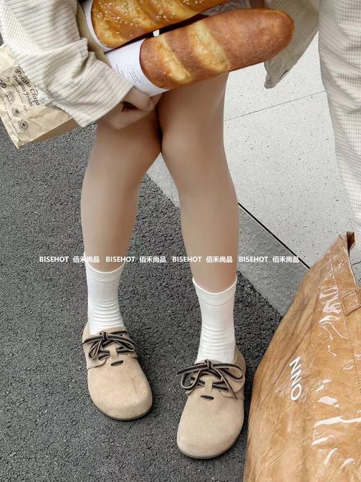 新品磨砂牛皮细带百搭软底软面女士单鞋T18B43541（W） 商品图8