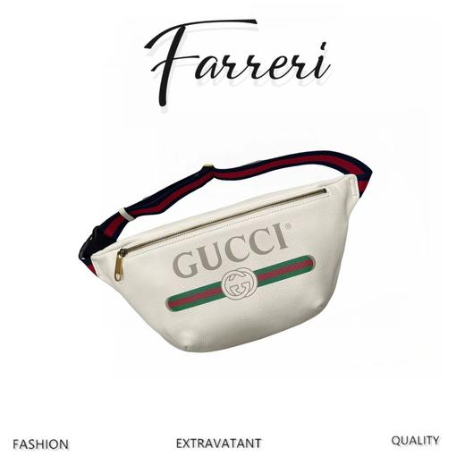 G家 白色腰包 商品图0