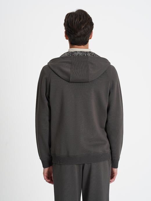callisto深灰色莫代尔连帽卫衣 商品图4