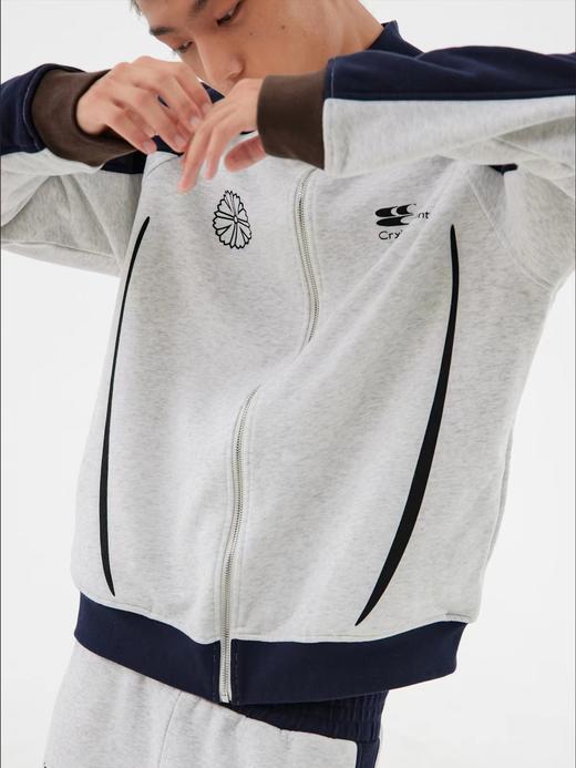 CryingCenter 初秋卫衣 哭喊运动高校跑步套装薄绒保暖情侣运动服 商品图1