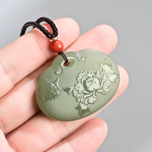 金鱼胡同 直上青云 和田玉 晴水吊坠&平安锁&无事牌&龙凤对佩 商品图5