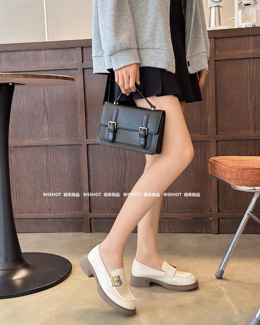 新品漆皮百搭厚底舒适乐福单鞋547B43519（W） 商品图1