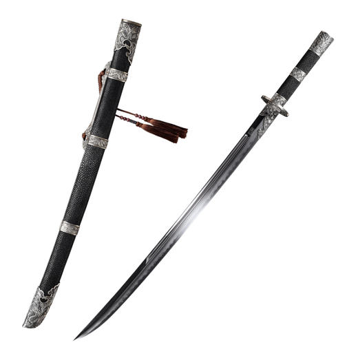 御龙明刀  龙泉沈广隆宝剑 手工一体刀剑 传统收藏剑 未开刃 商品图6