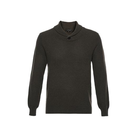 callisto“绒”系列绿色绵羊毛毛衣 商品图1