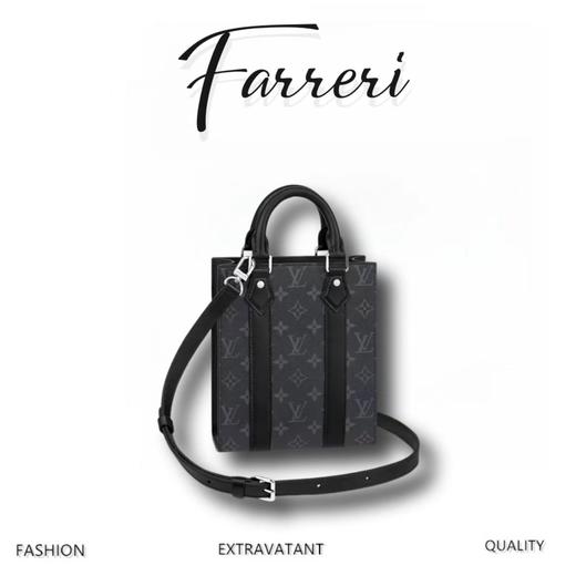 驴家M46453  黑花 公文包手提袋系列  SAC PLAT 手袋琴谱 商品图0