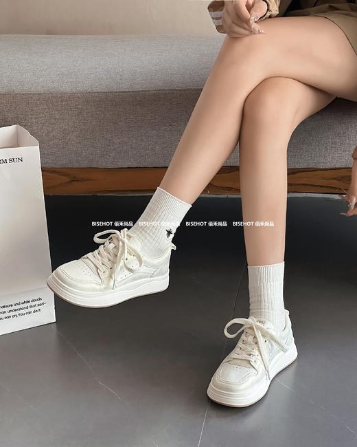 新品平底百搭柔软舒适平底小白鞋813B43525（W） 商品图5