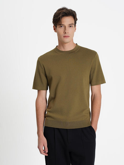 callisto绿色绵羊毛毛衣 商品图3