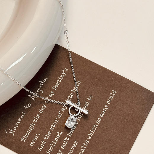 【方糖】S925银OT扣项链【JHY-N001705Y】 商品图1