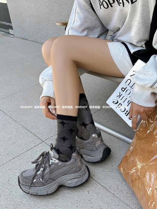 新品女士百搭满钻韩式增高显瘦老爹鞋643B43539（W） 商品图5