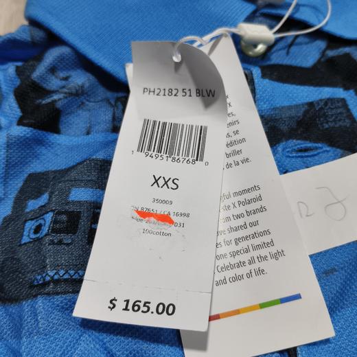 瑕疵 Lacoste/法国鳄鱼 POLAROID男女同款透气舒适百搭休闲polo衫 商品图1