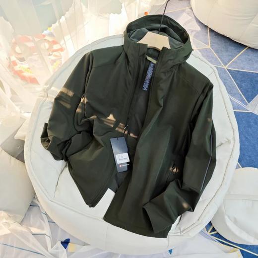 露露Warp Light 男士连帽运动夹克压胶轻量软壳外套 商品图5