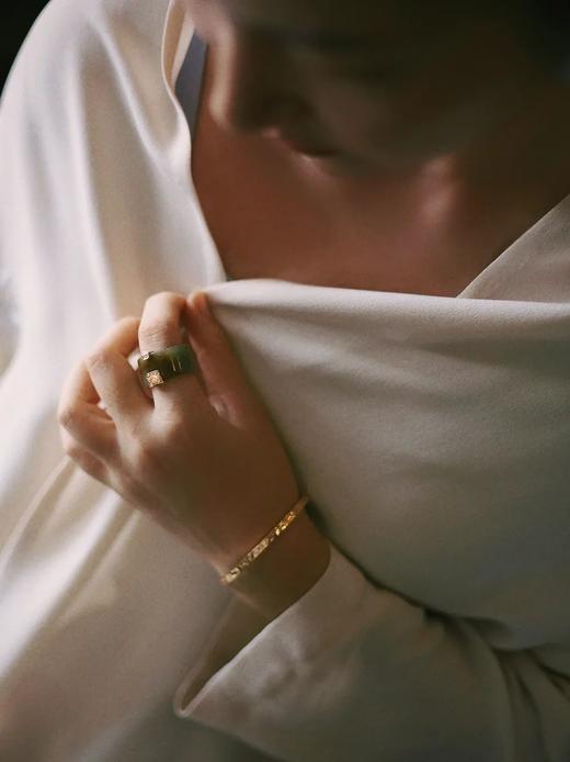 狮狮如意｜和田玉小狮子指环 商品图2