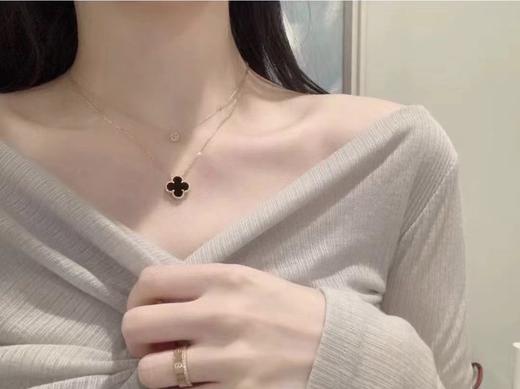 Van梵*雅宝 Alhambra四叶幸运系列 四叶草 虎眼石 项链 女款 8色可选（XTY） 商品图4