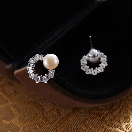 子佩集S925银珍珠耳钉【EL070230】纯银珍珠2409 商品图3