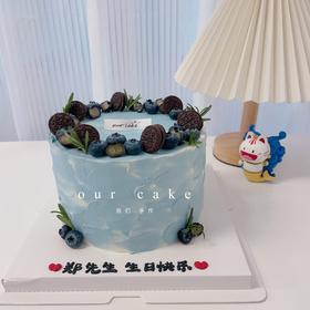 蓝莓奥利奥简约蛋糕-低糖处理无添加