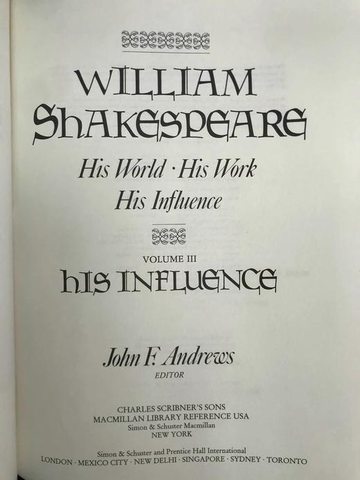 莎士比亚：他的世界、作品与影响（卷3） 数十幅插图 精装16开 商品图3