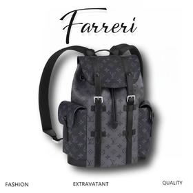 驴家M46331 新款双肩背包 男黑花