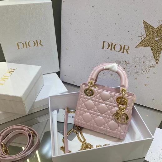 迪家|戴妃新*Dior Lady Mini 3格 珠光粉|W（HH） 商品图0