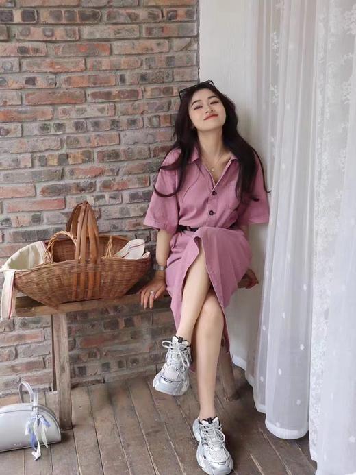 westory春季超轻厚底系带舒适老爹鞋运动鞋W24CM74171 商品图6