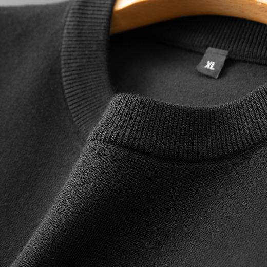 【新款DPF】大依优型毛衣针织短袖背心休闲针织衫毛背心满印字母加肥加大上衣男士胖子大码毛衫t恤打底 商品图4