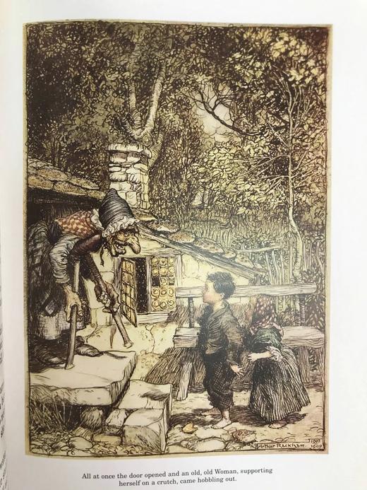 格林童话集 鬼才拉克姆经典彩色插图 精装16开 商品图10