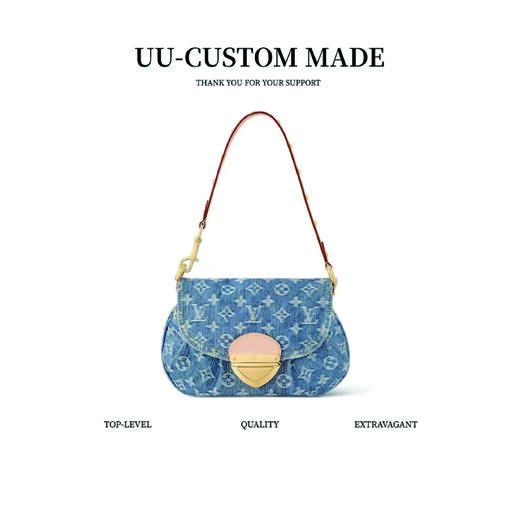 驴家|中古丹宁牛仔腋下包M95050|XL（CB） 商品图0