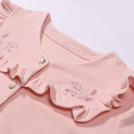 都市丽人睡衣生活家居长袖家居服海岛绒厚女士海岛绒套装LHT1L3 商品图4