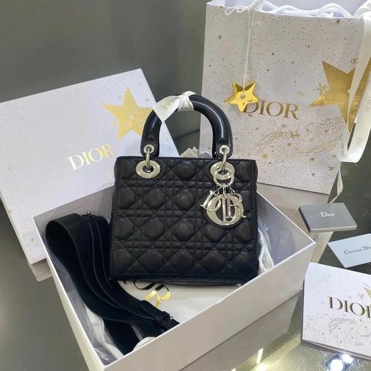 迪家|戴妃3格|4格 黑羊皮 金扣|银扣（HH） 商品图1