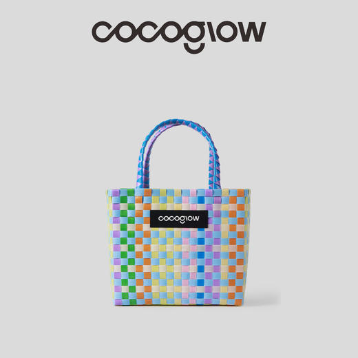 cocoglow · SUMMERBREEZE  夏末微⻛系列原创手工工艺编织菜篮子中号/托特包 商品图2