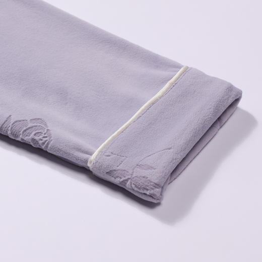 都市丽人睡衣生活家居长袖家居服海岛绒剪花厚女士海岛绒套装LHT1Q6 商品图6