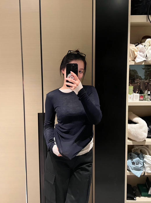 96-1 圆正尾货 cos套指羊毛针织打底衫 长袖上衣 秒变细狗 巨巨巨显瘦 商品图4