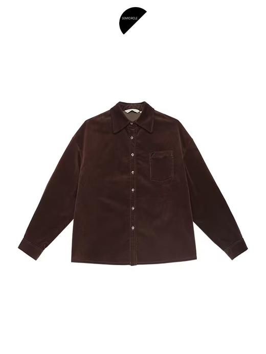 半圆/D24310411/复古后开襟衬衫 商品图3