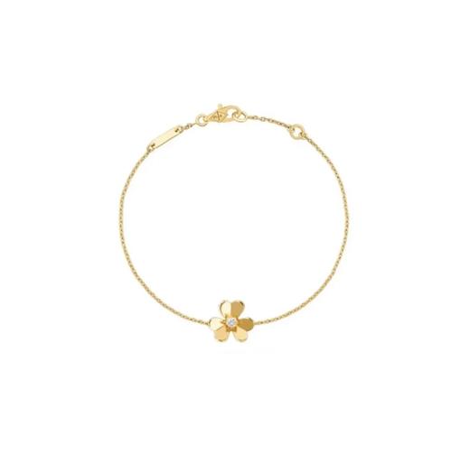 梵克*宝 三叶黄金白钻手链（SJ） 商品图0