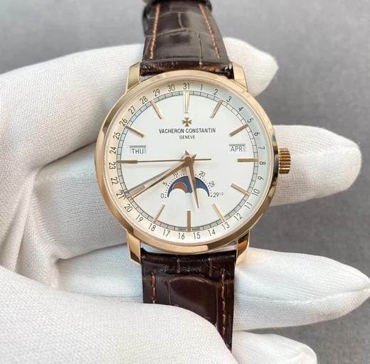 江诗丹顿 Traditionnelle 传袭系列【周月轮回，分秒轮转】4010T/O00R-B344/B740/B345！直径41mm，厚度10.7mm，轨道式分钟刻度圆以及太妃式时针和分针（XL） 商品图1