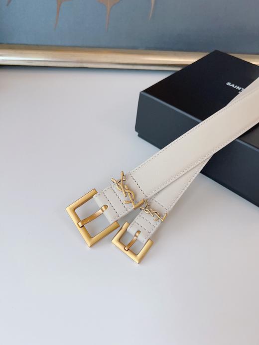 Saint Laurent 圣罗兰 女士腰带皮带2/3cm可选（GD） 商品图5