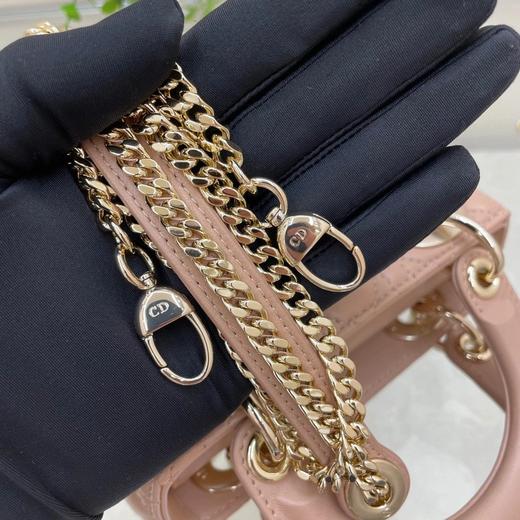 迪家|戴妃3格 豆沙粉羊皮|W（HH） 商品图12