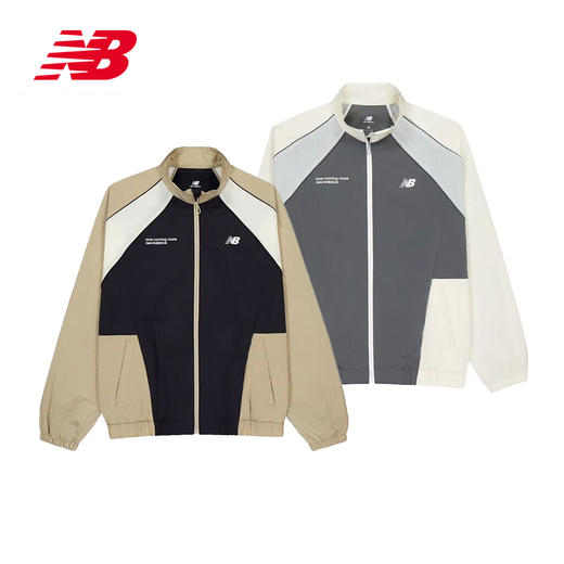 NEW BALANCE/NB Woven Jacket 男款经典简约休闲运动卫衣连帽外套 商品图0