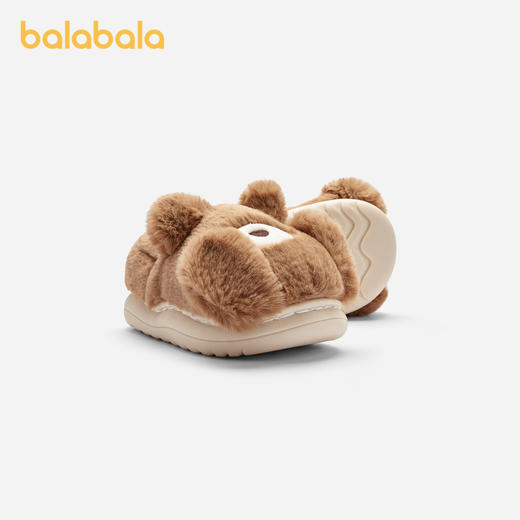 巴拉巴拉儿童棉拖鞋包跟男童女童毛绒动物棉鞋秋冬新款家居鞋 商品图1