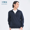 十如仕针织半拉链法式罗纹美利奴羊毛衫FS08 商品缩略图6