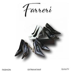 Y*L 罗兰家 经典系列字母金属跟漆皮高跟鞋 （HD）