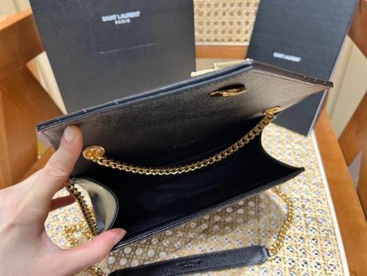 圣罗兰|#黑色金扣 信封包 21|（HH） 商品图6