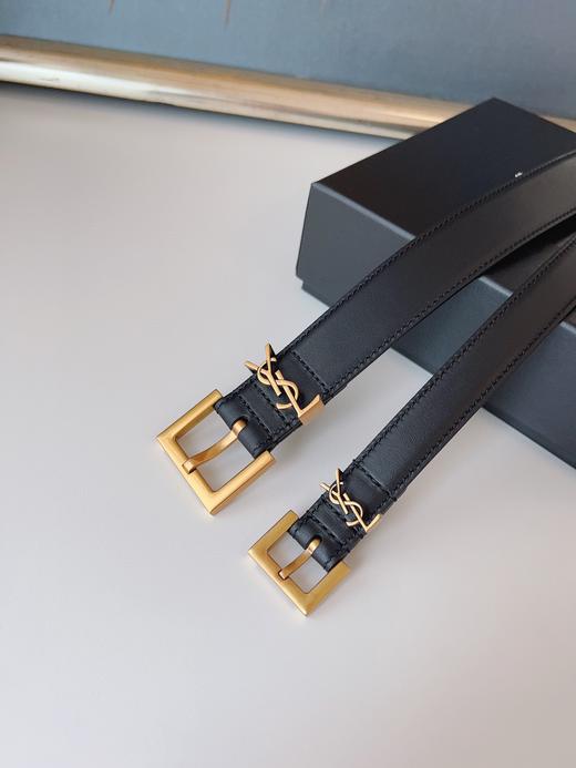 Saint Laurent 圣罗兰 女士腰带皮带2/3cm可选（GD） 商品图3
