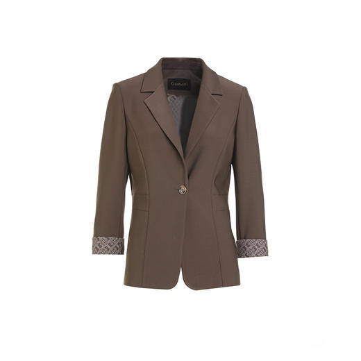 乔万尼秋冬新款西装复古收腰撞色弹力设计EM3B461 商品图4