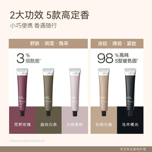 水之蔻  玻色因紧致弹润护手霜 松烟白檀40g 商品图4