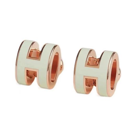 HE*MES爱*仕 *标志 耳钉 女款玫瑰金（XTY） 商品图3